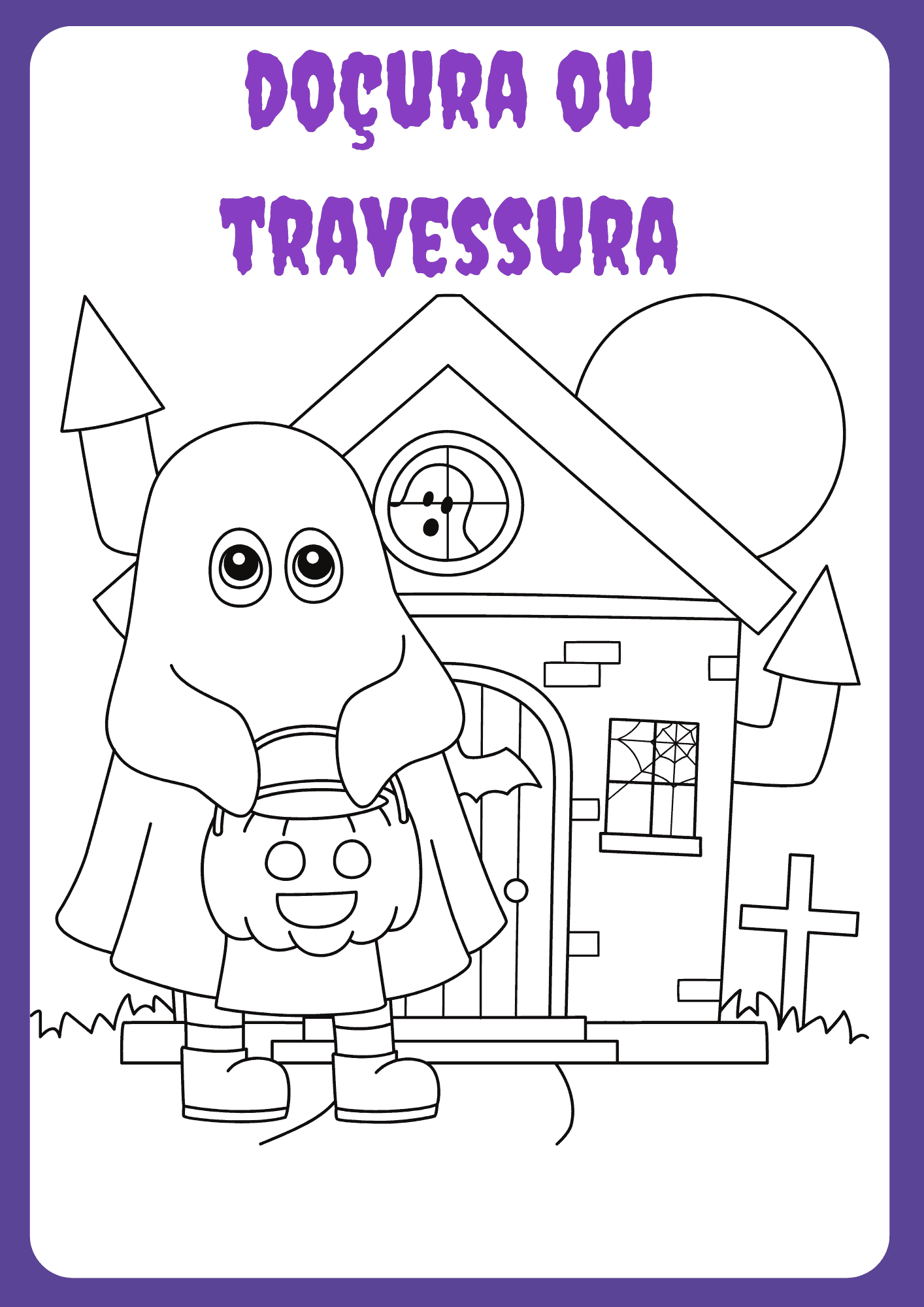 Livro de colorir Halloween