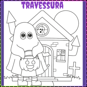 Livro de Colorir Halloween