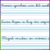 Frases em letra cursiva para copiar