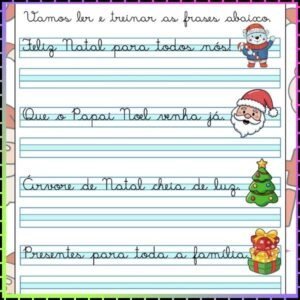 Frases de Natal Caligrafia Cursiva