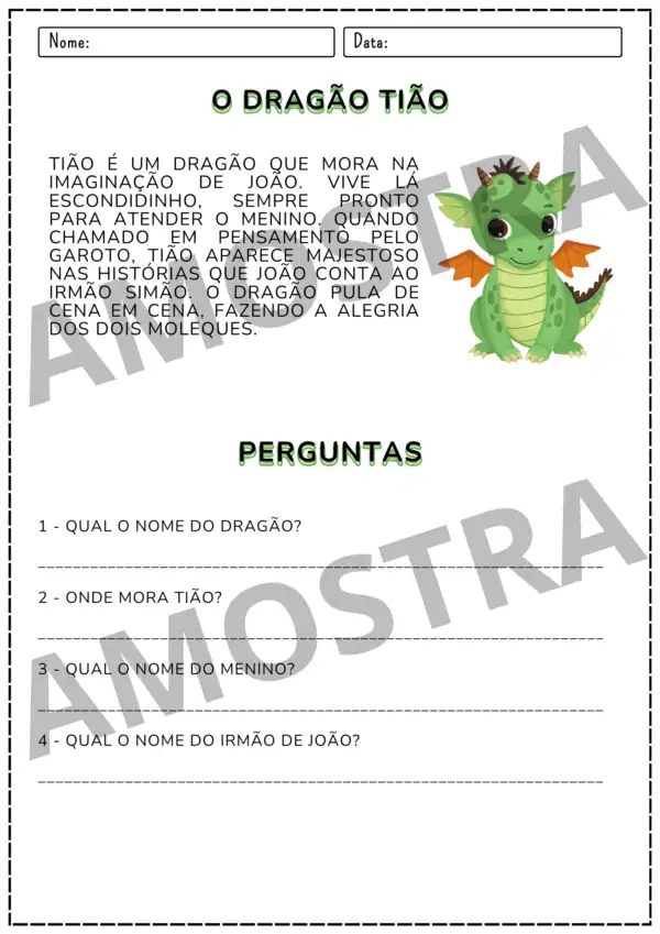 Leitura e interpretação de texto