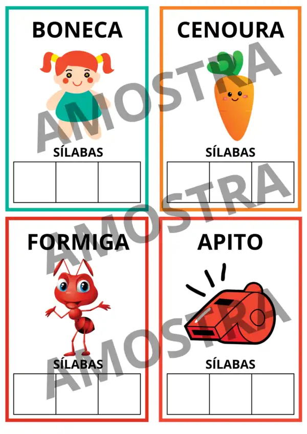 Separe as sílabas 1 ano