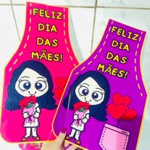 Kit Boné e Avental Dia das Mães