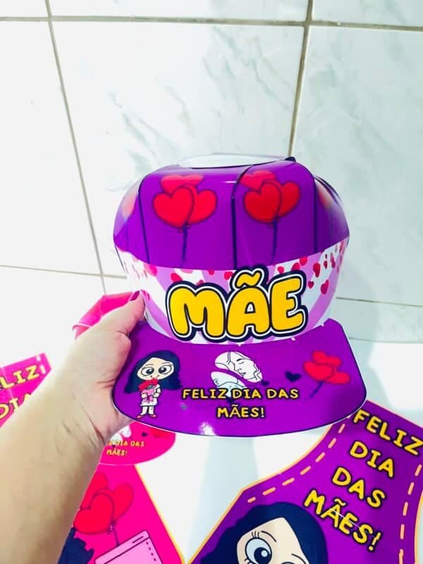 BONÉ E AVENTAL DIA DAS MÃES