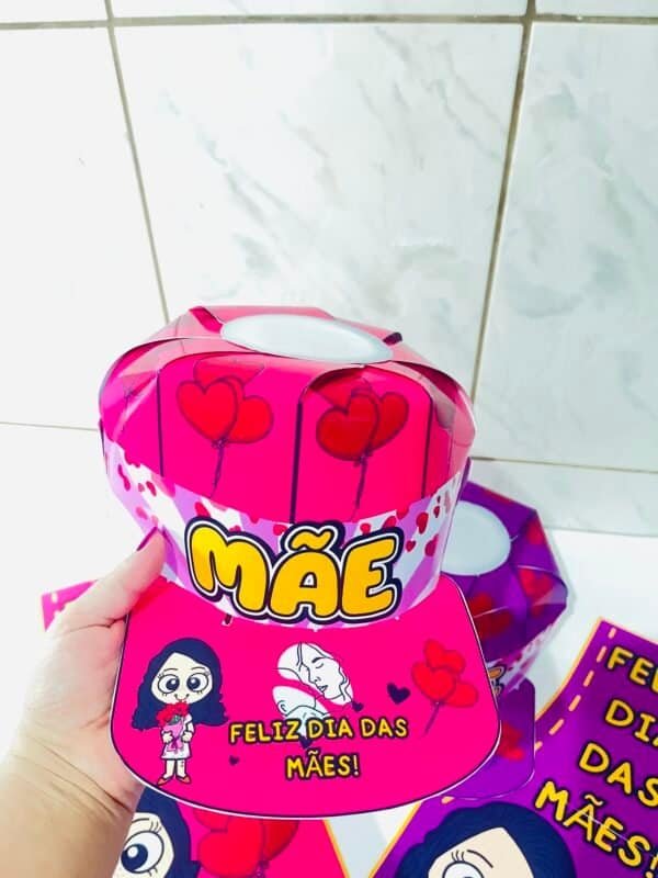 BONÉ E AVENTAL DIA DAS MÃES