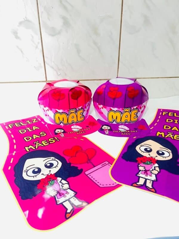 BONÉ E AVENTAL DIA DAS MÃES