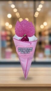 Lembrancinha Dia das Mães Cartão Flor
