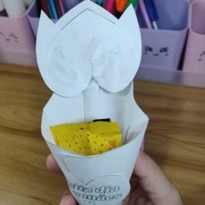 Lembrancinha Dia das Mães Cartão Flor