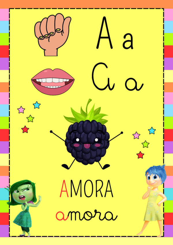 ALFABETO DE PAREDE - DIVERTIDAMENTE