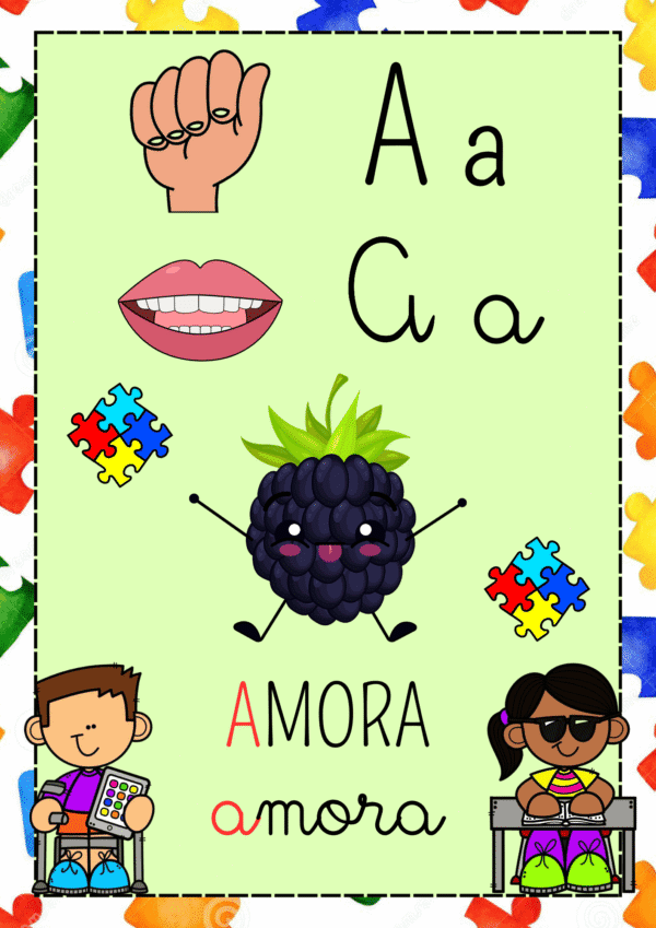 Alfabeto de Parede – Educação Especial