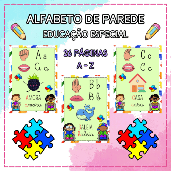 Alfabeto de Parede – Educação Especial