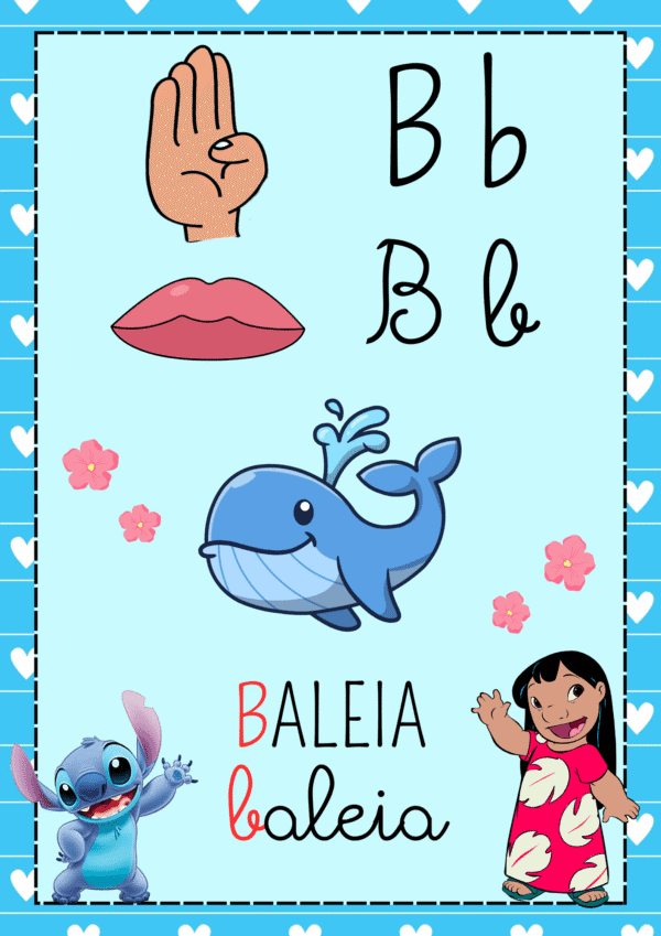 Alfabeto de Parede – Lilo e Stitch