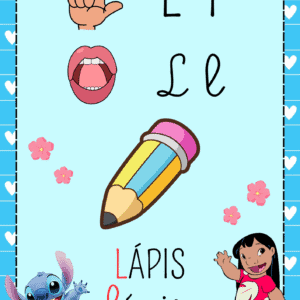Alfabeto de Parede – Lilo e Stitch