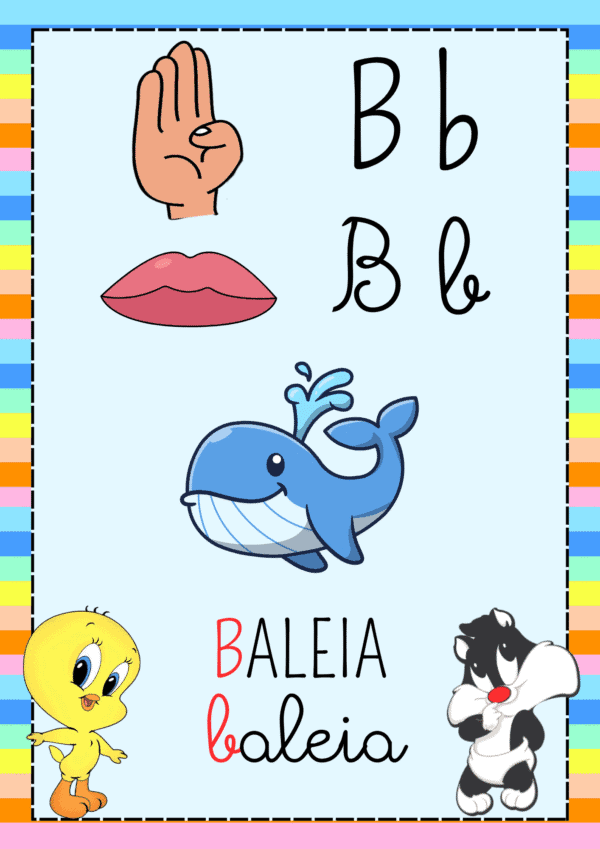 Alfabeto de Parede – Looney Tunes Baby
