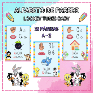 Alfabeto de Parede – Looney Tunes Baby