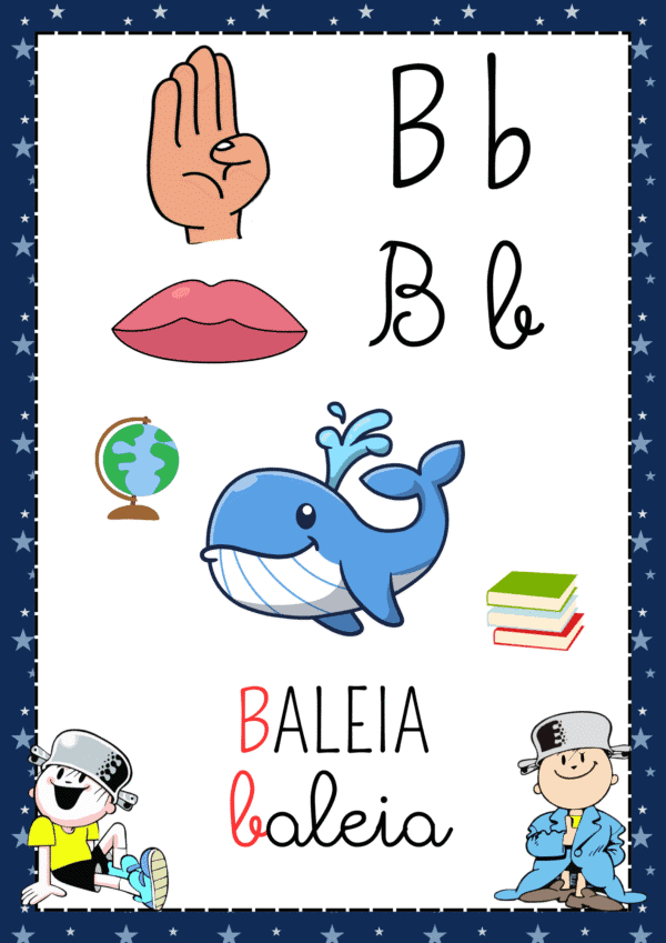 ALFABETO DE PAREDE - MENINO MALUQINHO