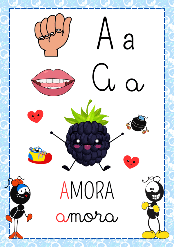 ALFABETO DE PAREDE - SMILINGUIDO