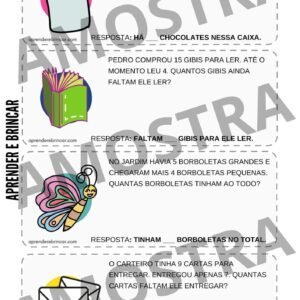 Problemas de matemática 2 ano