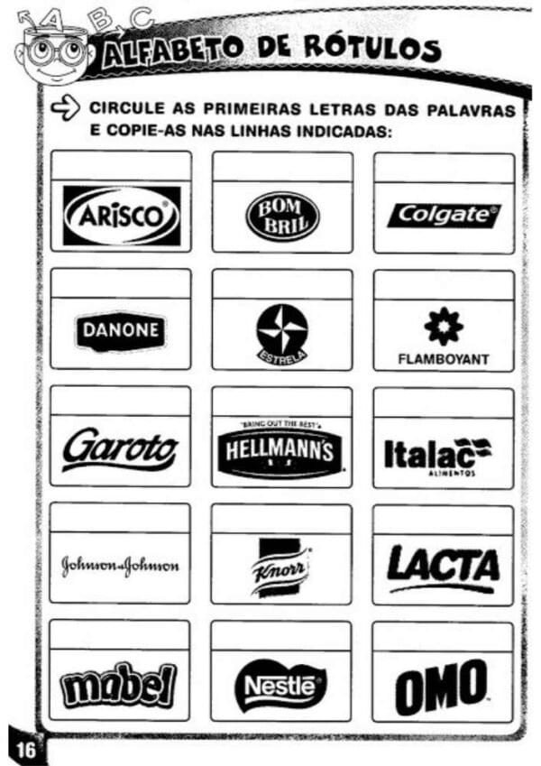 Alfabetização Inteligente Alfabeto