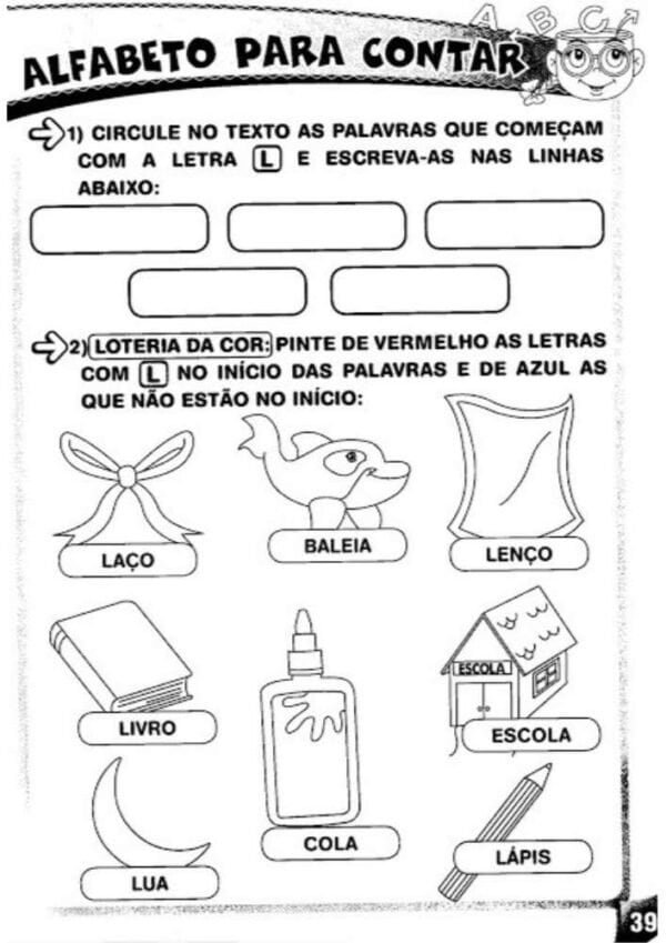 Alfabetização Inteligente Alfabeto
