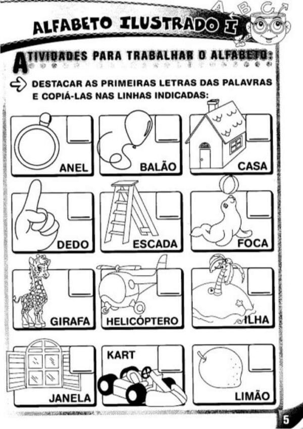 Alfabetização Inteligente Alfabeto