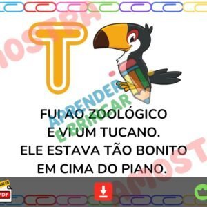 FICHAS TEXTINHOS LETRA BASTÃO