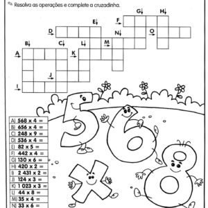 Problemas de Multiplicação para 4º ano