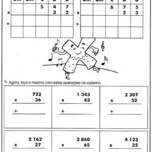 Problemas de Multiplicação para 4º ano