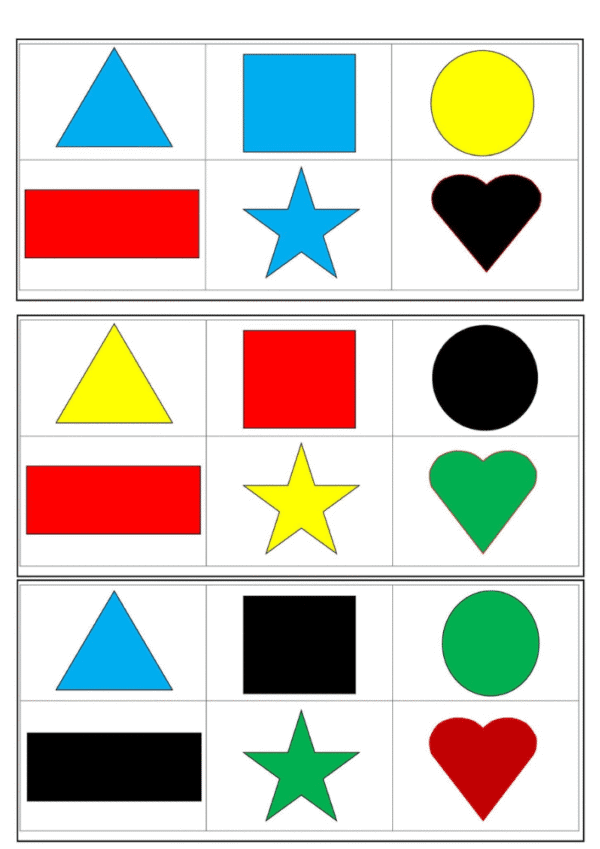 Bingo das Formas Geométricas