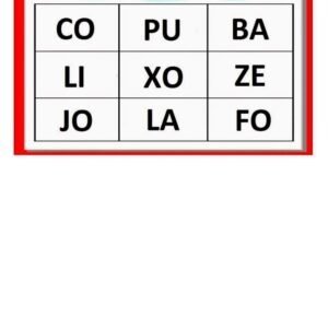 cartela Bingo Silábico
