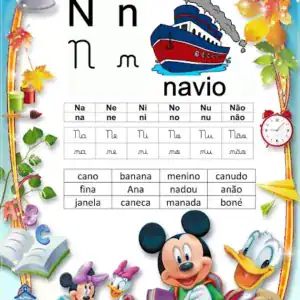 Fichas de Leitura Com Sílabas Simples