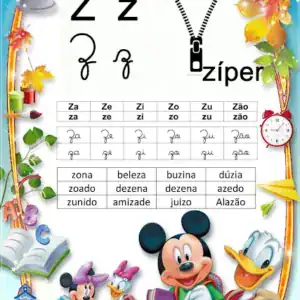 Fichas de Leitura Com Sílabas Simples