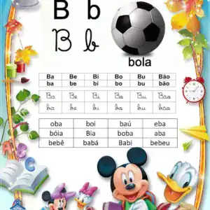 Fichas de Leitura Com Sílabas Simples