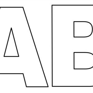 MOLDES DE LETRAS GRANDES