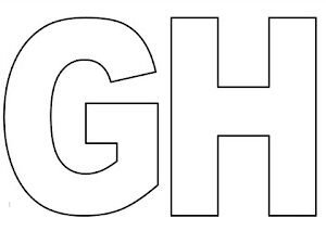 MOLDES DE LETRAS GRANDES
