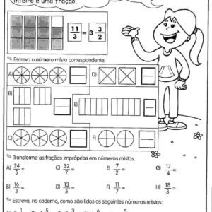 ATIVIDADES COM FRAÇÕES PARA O 4º ANO
