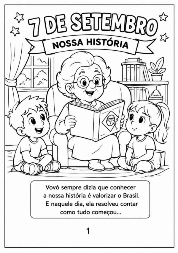 História em quadrinhos sobre a Independência do Brasil