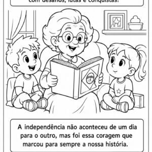 História em quadrinhos sobre a Independência do Brasil