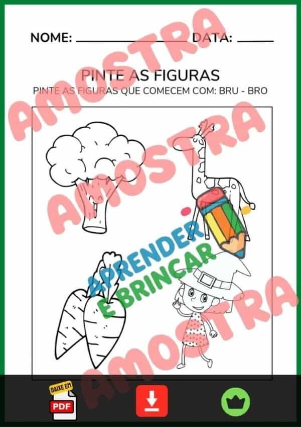 Atividades com sílabas complexas 2 ano