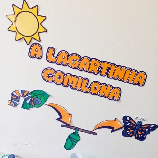 A lagartinha comilona atividades educação infantil