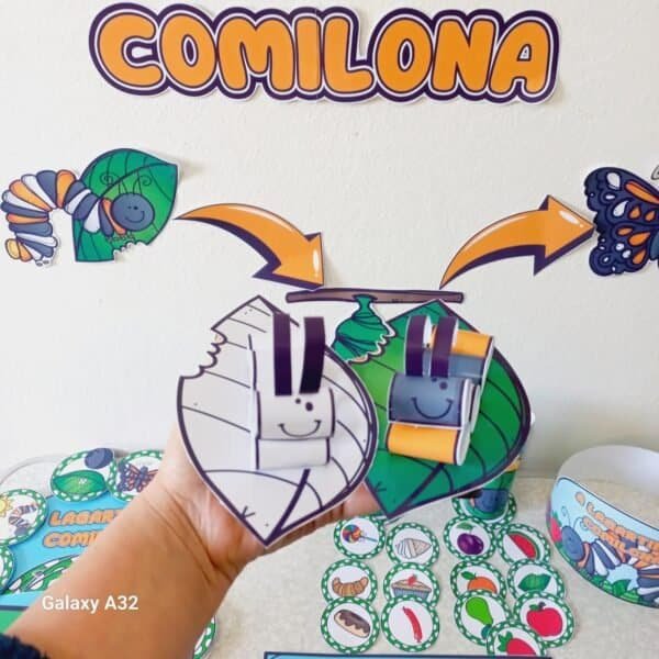 A lagartinha comilona atividades educação infantil