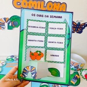 A lagartinha comilona atividades educação infantil