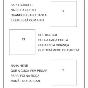 Atividades de Folclore para imprimir