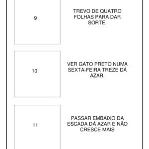 Atividades de Folclore para imprimir