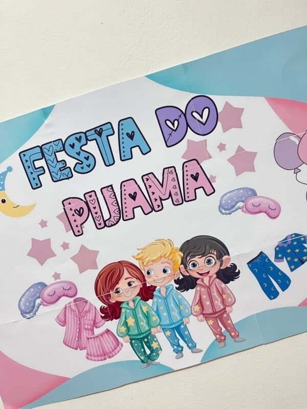 Festa do pijama infantil Decoração