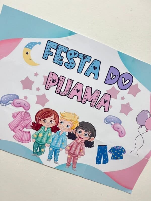 Festa do pijama infantil Decoração