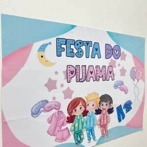 Festa do pijama infantil Decoração