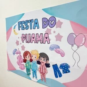 Festa do pijama infantil Decoração