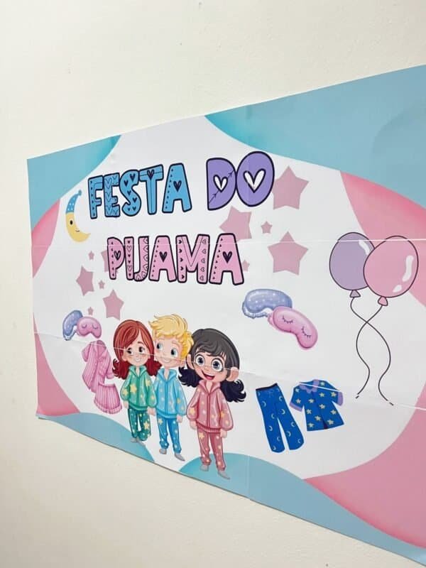 Festa do pijama infantil Decoração