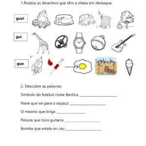 Palavras com gue e gui